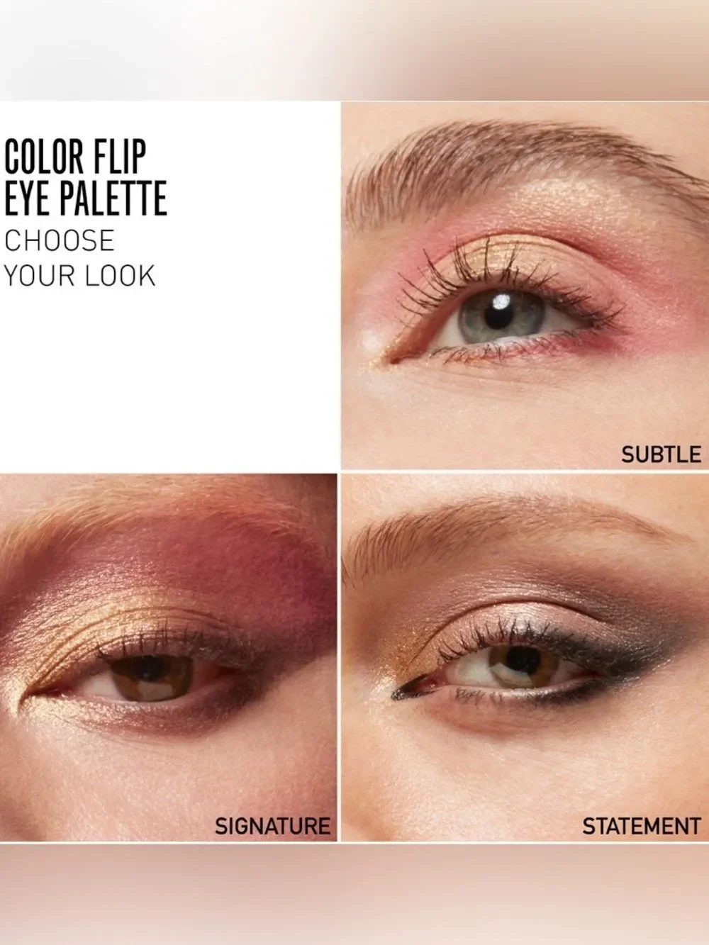 VALENTINO COLOR-FLIP EYESHADOW PALETTE COLOR: WHEN IN ROMA 01